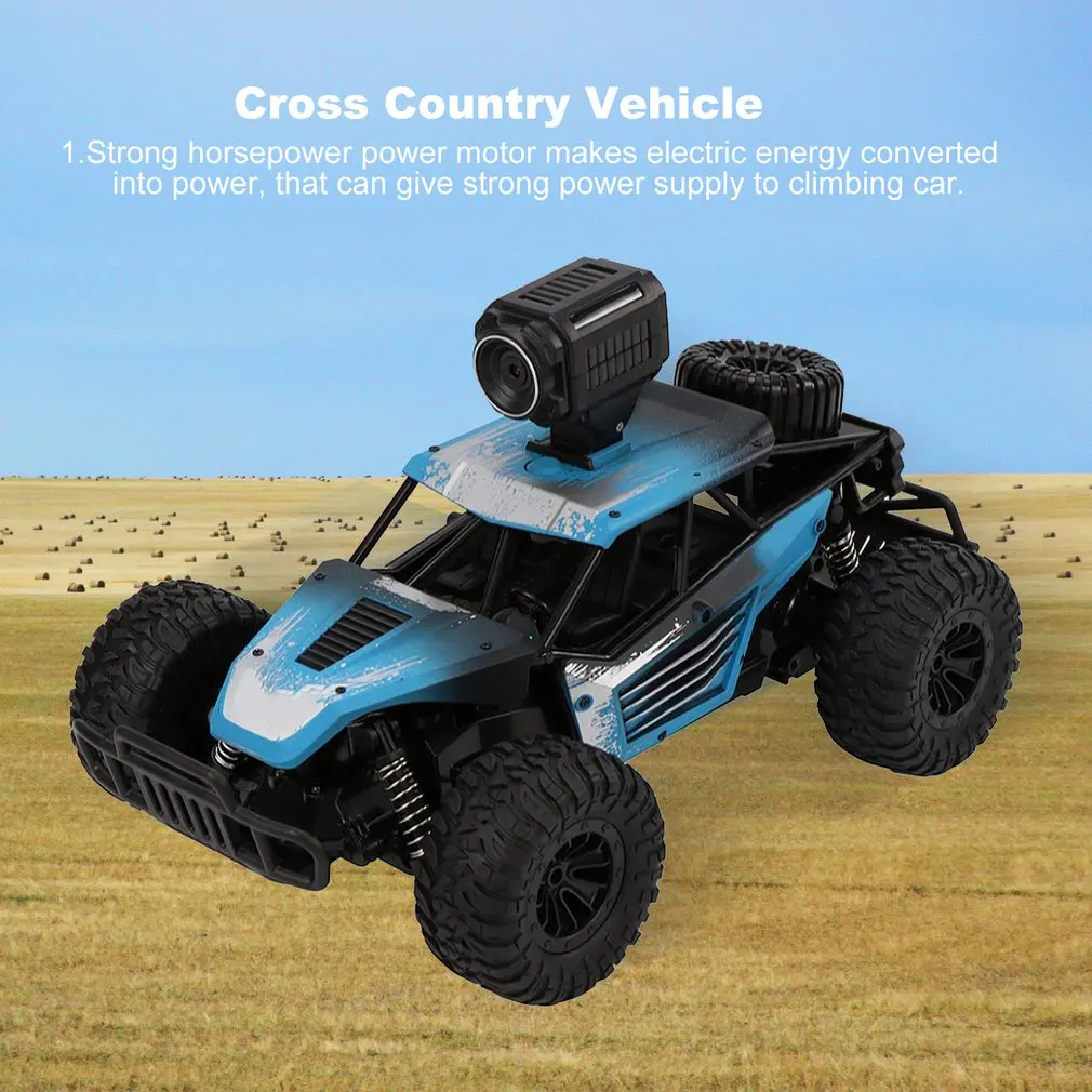 1/16 2.4G 4WD High Speed RC Car with WiFi FPV 2.0MP Camera Buggy Rock Off-Road Vehicle Toys Remote Control Toy for Kids 1/16 2.4G 4WD High Speed RC Car with WiFi FPV 2.0MP Camera Buggy Rock Off-Road Vehicle Toys Remote Control Toy for Kids