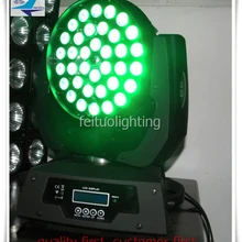 20 шт./партия светодиодная моющаяся движущаяся головка DMX 36*10 Вт rgbw 4 в 1 движущаяся головка 10 Вт Светодиодная моющаяся движущаяся головка