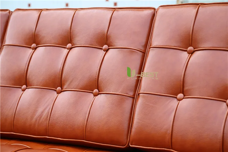 U-BEST FLORENCE KNOLL SOFA 3 SEATER BROWN (6)