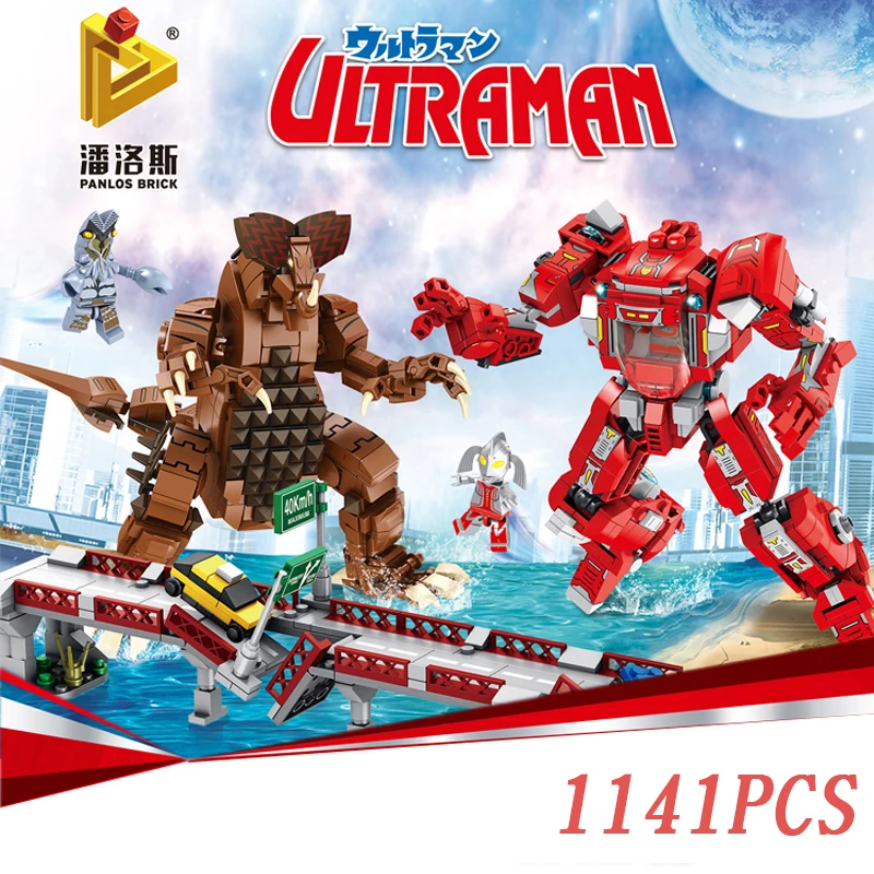 

Ultraman VS Tyrant Monster Legoings MOC Creator Star Movie War Robot Building Blocks Bricks Classic Marvel Model Toys For Boys