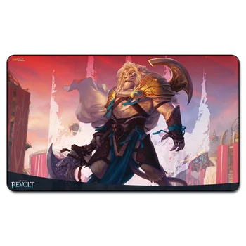 

(AJANI, UNYIELDING PLAYMAT) Many Choice 35X60CM MGT Games Playmat Magic Card Games Playmat With Free Gift Bag YGO