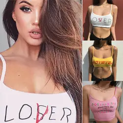 Hirigin модная женская спортивная одежда Майка Жилет Cami Bralet Сексуальная короткая блузка рубашка укороченные топы