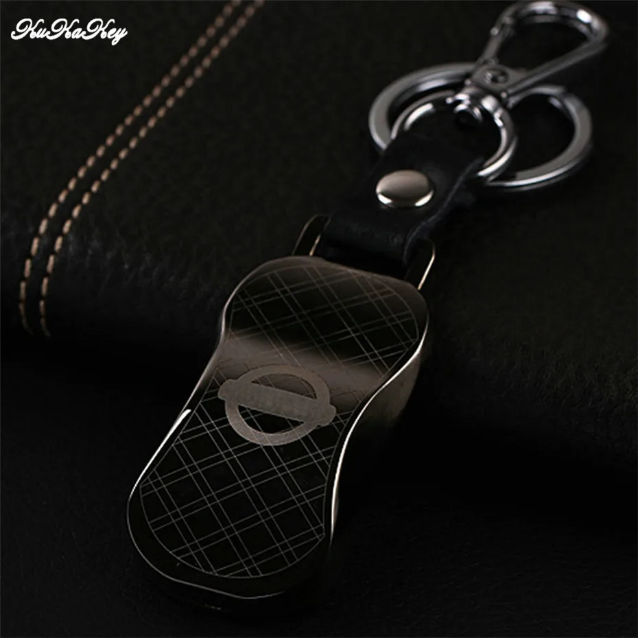 

KUKAKEY Car Model Auto Key Pendant Car Logo Keyring Key Chain Car Emblem Keychain For Nissan Qashqai Juke Teana Tiida Primera
