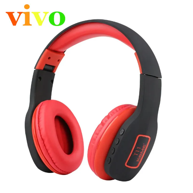 VIVO T11 foldable noise reduction Bluetooth Headphone BT4.1 Stereo