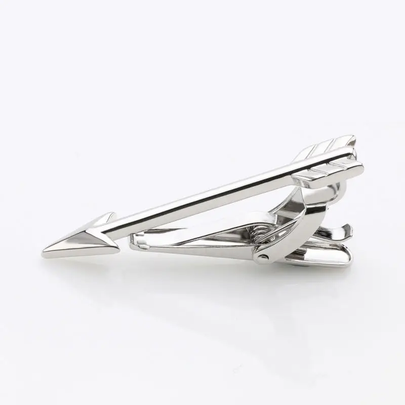 

2016 New Hot Sale Classic Stainless Steel Arrow Tie Bar for Mens Suit Clasp Clip Business Wedding Tie Clips & Cufflinks