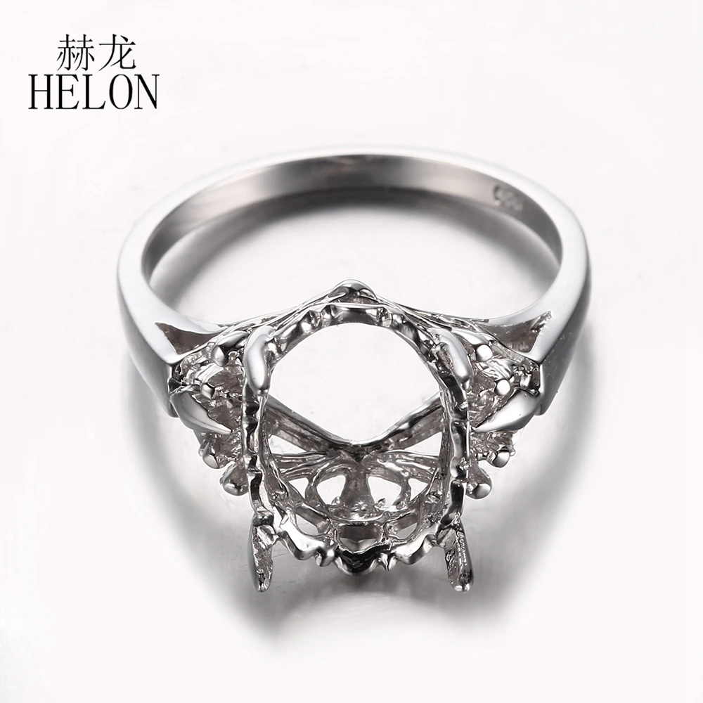 HELON 6x8 мм Овальный 2.5ct морганит висячие серьги Твердые 14 к розовое золото натуральный бриллиант обручение для женщин модные ювелирные