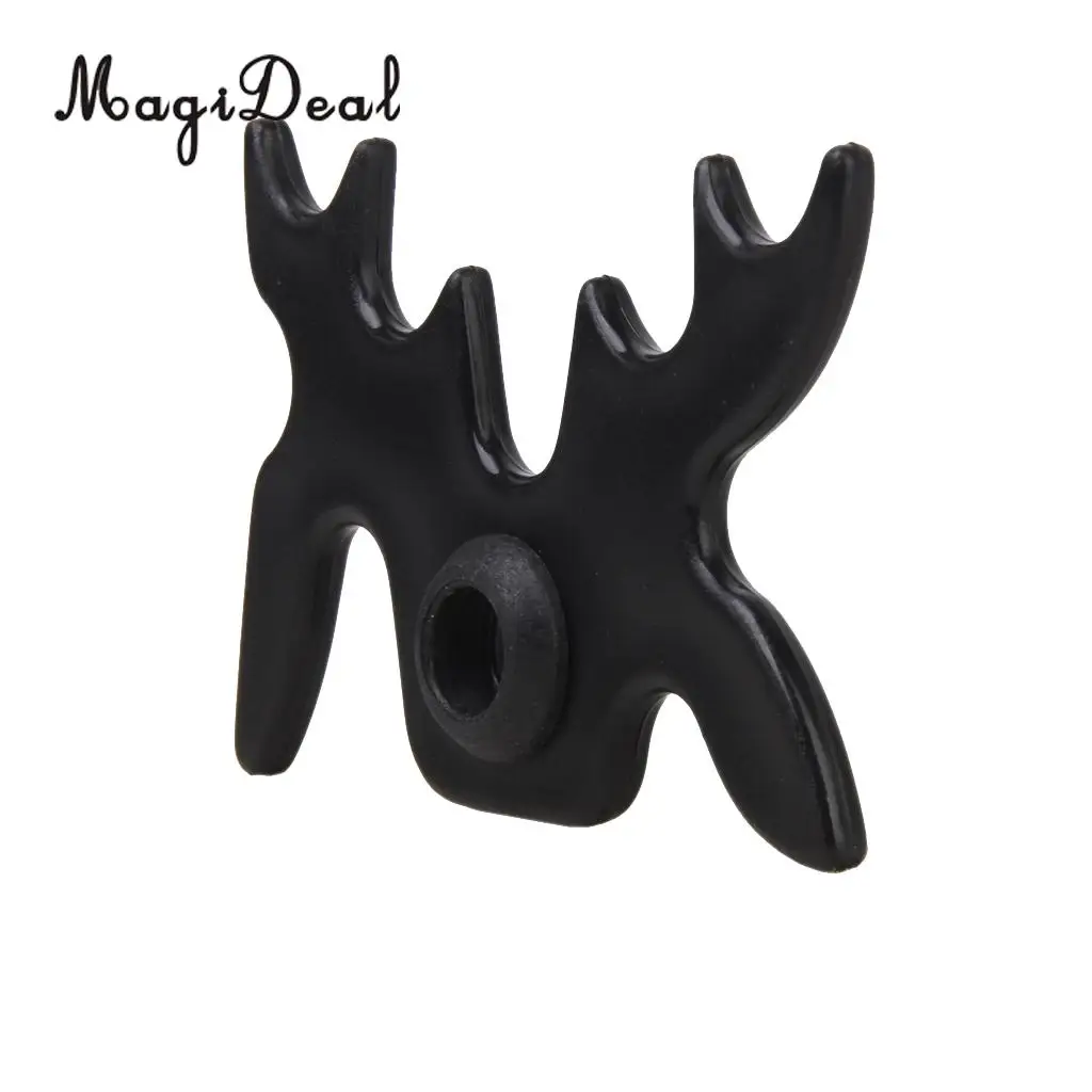 MagiDeal Professioanl 2Pcs Plastic Butterfly Moosehead Design Pool Cue Bridge Stick 9 Slip-On Spider Bat for Snoker Billard Acce