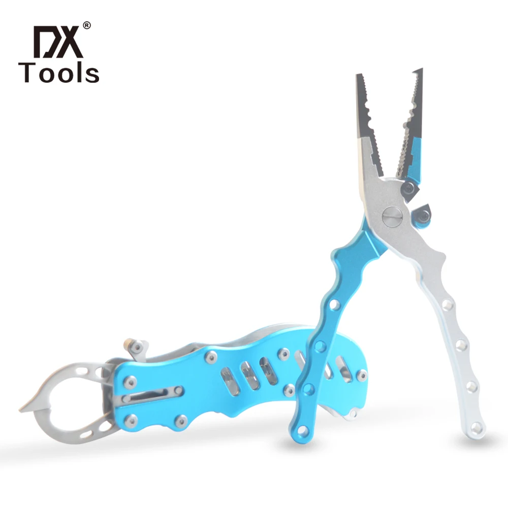 

Fishing Pliers Fish Lip Grip Tools Set Aluminum Saltwater Gripper Hook Remover Line Cutters Scissors Tackle Tools Accessories