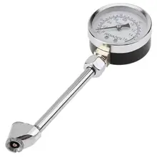 VODOOL 0-16 PSI Нержавеющая сталь Авто шины манометр мотоцикл автомобили пневматические шины давление воздуха циферблат метр