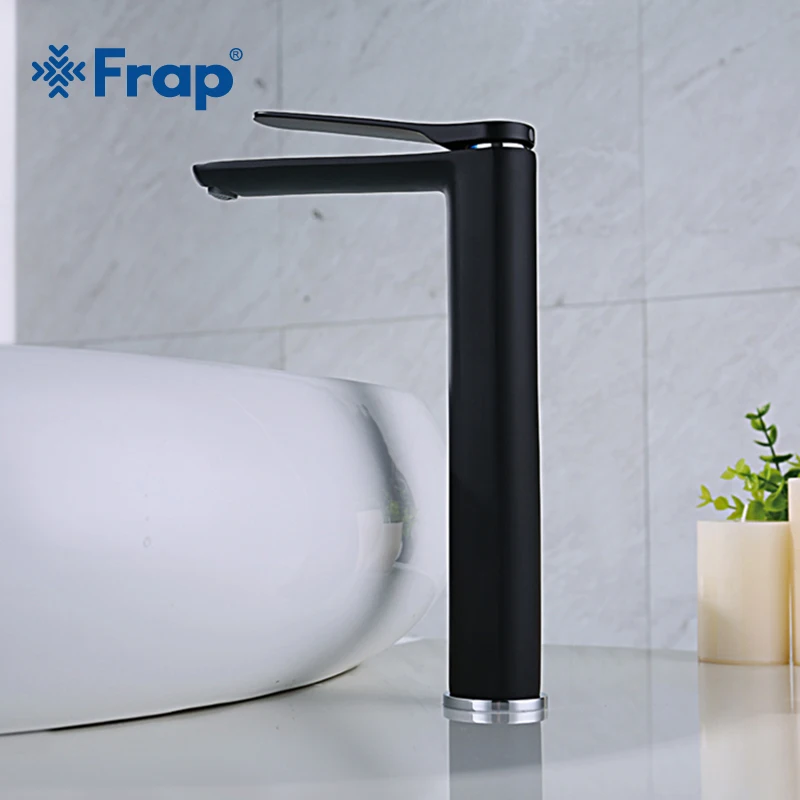 FRAP смеситель для ванной комнаты высокого качества, кран для холодной и горячей раковины для ванной комнаты, смеситель для раковины с одной ручкой, водопроводный кран Y10125