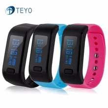 Teyo Smartband UP Bluetooth Монитор Сердечного ритма Шагомер Будильник Уведомление Сообщение Удаленной Камеры Браслет Android IOS