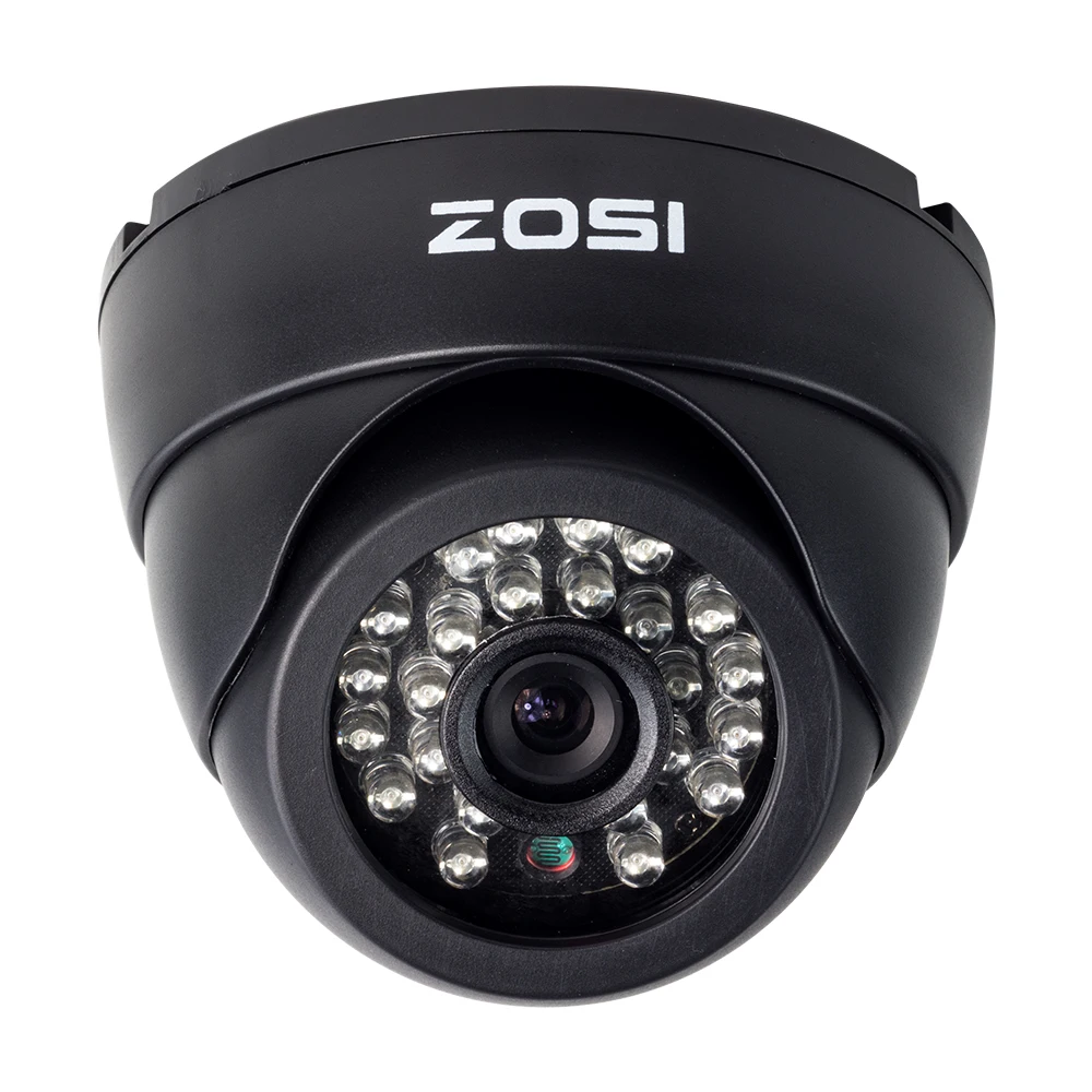 ZOSI Analog CCTV Camera 1/3"CMOS Indoor Use Dome 700TVL