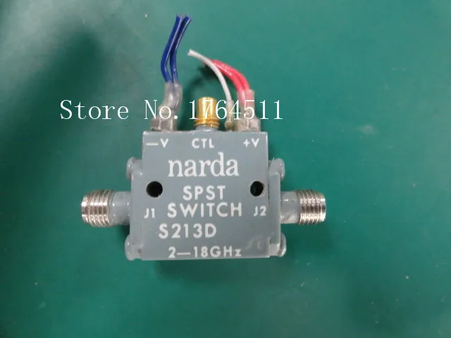 

[LAN] Narda S213D 2-18GHZ SPDT RF microwave semiconductor 12V SMA
