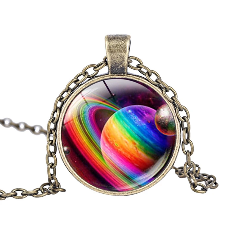 

Gay Pride Pendant Necklace Round Metal Charms i love you necklace Women Long Chain Fashion Jewelry Collares Bijoux Party Choker