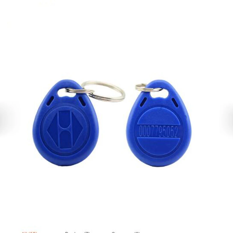 

100pcs Blue125Khz RFID Card Keyfobs For Access Control And Other RFID Reader Use