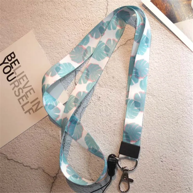 Cute-Lanyard-Neck-Strap-for-keys-ID-Card-Gym-Mobile-Phone-Straps-for Samsung-Huawei-USB-badge-holder-DIY-Hang-Rope-Leaves  (44)