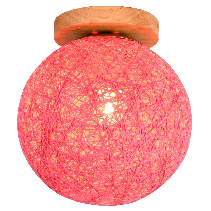 

Nordic Simple Rural Style Ceilling Lamp Colorful Light Fixture For Ceiling Suction Roof Living Room Bedroom Led Ceiling Light