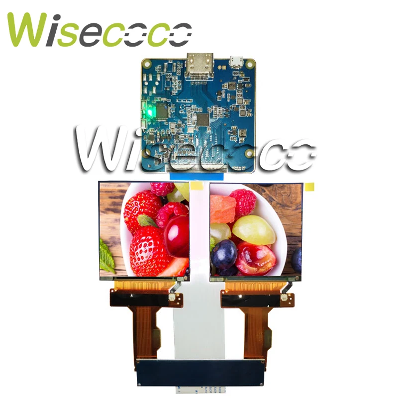 

Wisecoco 2K 2.9 inch VR AR lcd display panel with HDMI conroller board MIPI interface 1440*1440