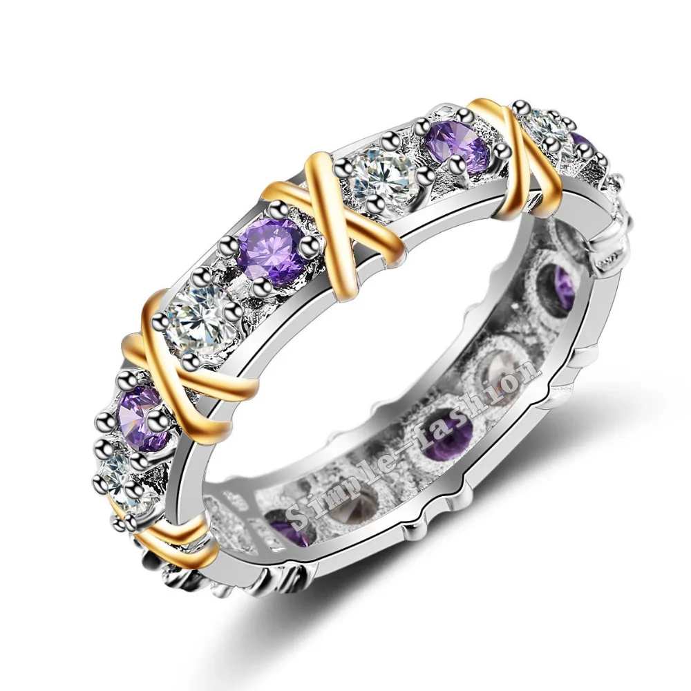 White Gold Stone Diamond Eternity Ring White Gold Stone Diamond Eternity Ring