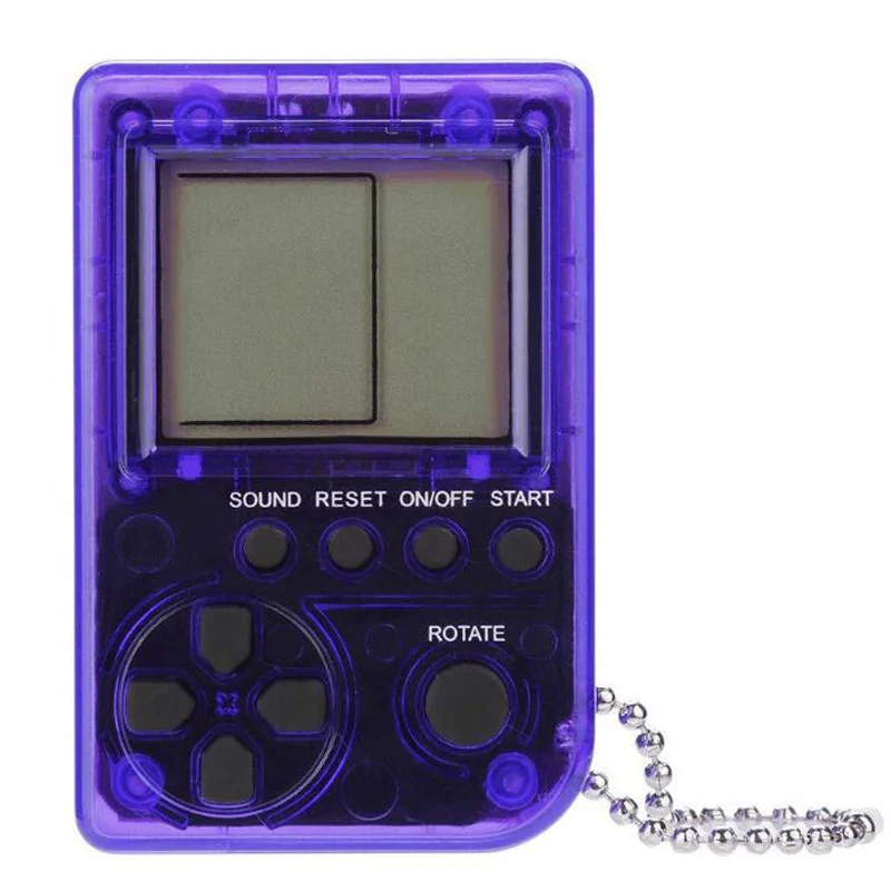 

Game Consoles Retro Mini Puzzle Children Russian Box Game Console Portable LCD Players Educational Electronic Toys