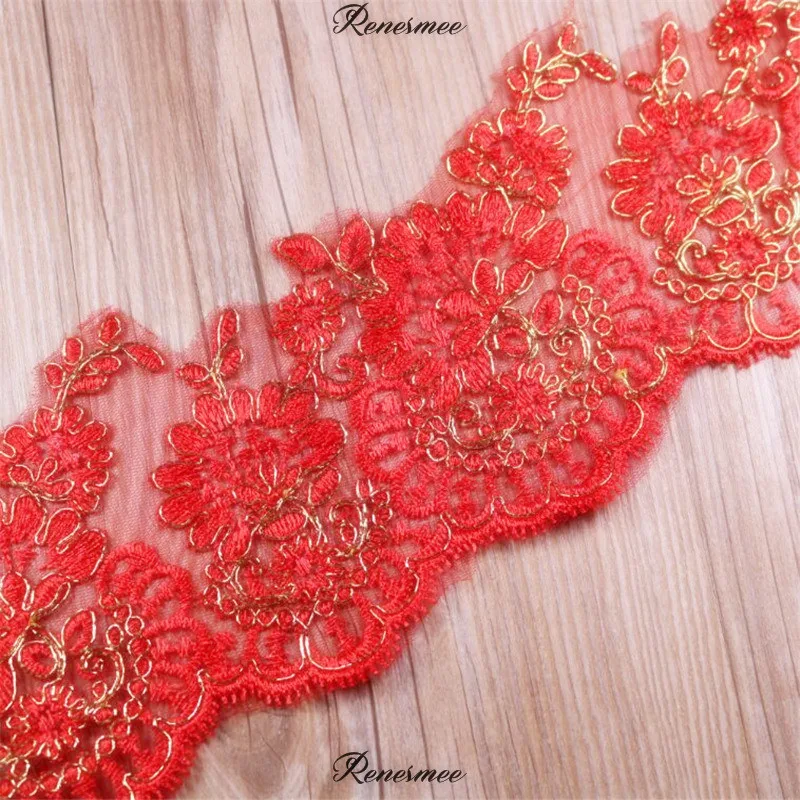 FASHION LACE TASSLES TRIMS VENICE FLOWER FRINGE SEW ON APPLIQUE PATCH CRAFT
