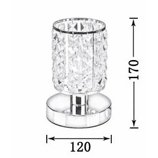 Маленькие размеры, Современные Изголовья для спален хрустальные настольные светильники, хромированная основа, квадратный кристалл, крошечные размеры, кабинет, стол, осветительные приборы