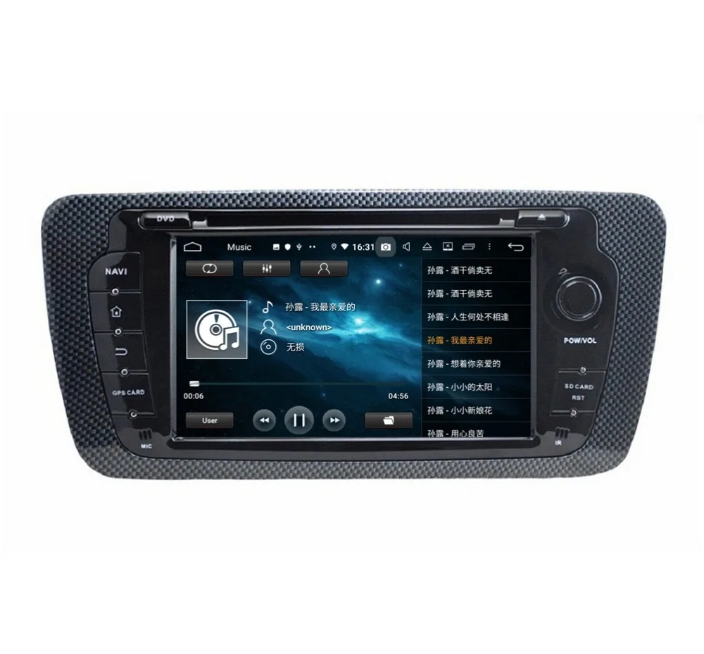 Sale 4GB RAM Octa Core 2 din 7" Android 9.0 Car Radio DVD Player for Seat Ibiza 2009-2014 GPS WIFI Bluetooth 4.2 USB DVR Mirror-link 6
