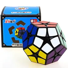 Kingcube ShengShou 2x2 Kilominx черный магический куб SS Kilominx 2x2 черный скоростной куб