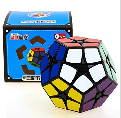 

Kingcube ShengShou 2x2 Kilominx Black Magic cube SS Kilominx 2x2 Black Speed cube