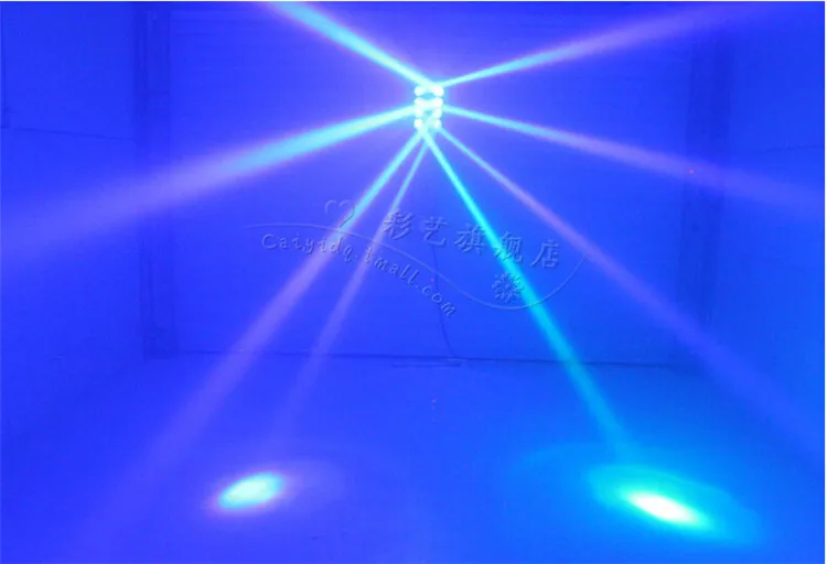 Светодиодный светильник с подвижной головкой паук 8x15 Вт 4в1 RGBW вечерние светильник DJ светильник ing луч DMX светильник s сценические эффекты