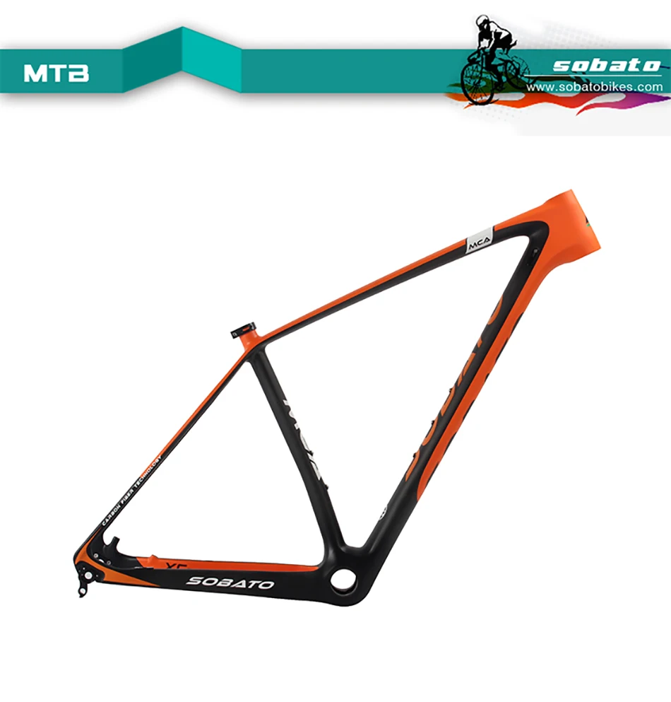 Sobato Super light only 1050g 142/135 carbon mountain bike frame 29er carbon mtb frames 29" Racing bicycle frameset