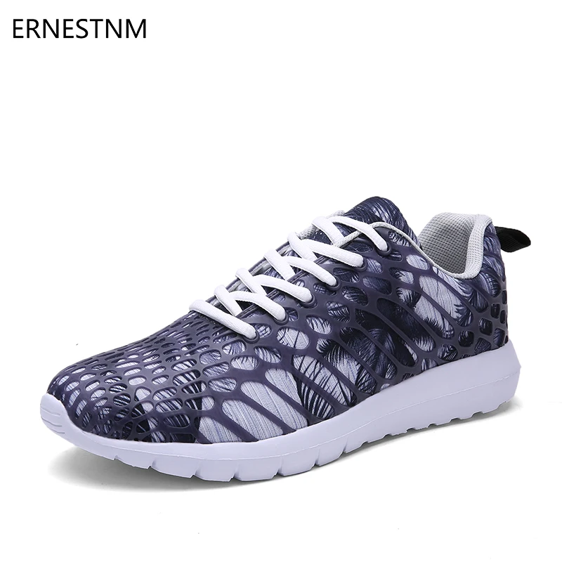 

ERNESTNM Sneakers Women Breathable Basket Shoes Casual Symphony Print Casual Shoes Outdoor Ladies Blue Sneakers Tenis Feminino