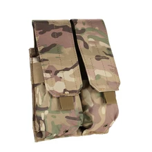 Наружная нейлоновая ВВС, военный Охотничий Тактический Молл двойная Пистолетная обойма 5,56. 223 двойная винтовка кобура с магазином