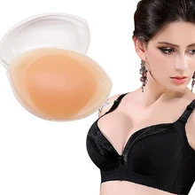 Skritts 2 шт = 1 пара Силиконовый бикини купальник бюстгальтер подушечка-вставка с эффектом пуш-ап усилитель нижнее белье съемные невидимые подкладки бюстгальтера