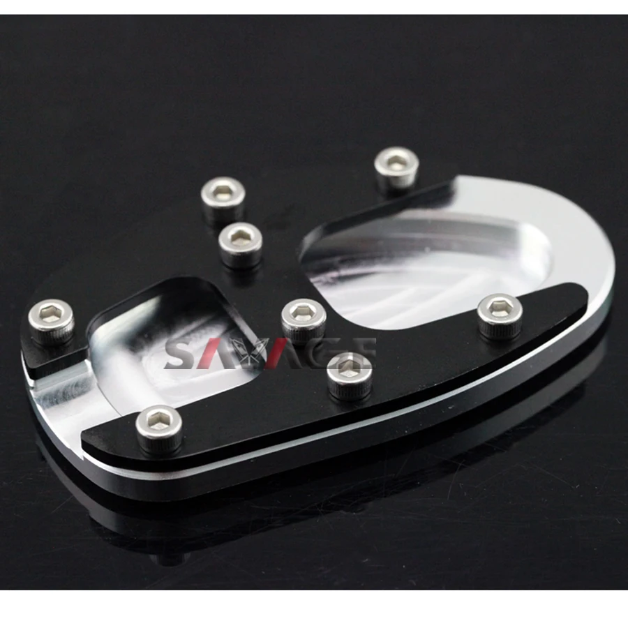 

For YAMAHA MT-07 FZ-07 MT07 FZ07 2014 2015 2016 Motorcycle Accessories CNC Side Kickstand Stand Extension Plate