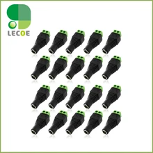 20 шт. 2,1x5,5 мм гнездо питания постоянного тока разъем кабеля для камеры видеонаблюдения