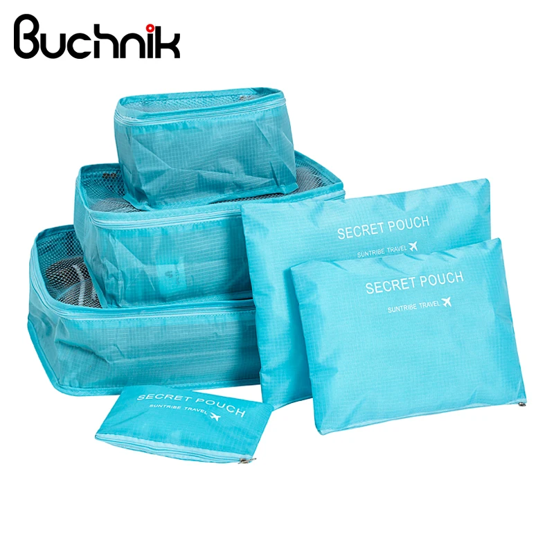 Aliexpress.com : Buy 6Pcs/set Travel Bags Women's Men's