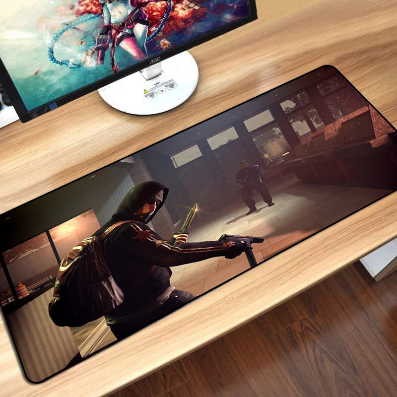 MousePad CS GO Print Overlock Edge XXL Rubber Mat for League of Legends Dota 2 Boyfriend Gifts mouse pad gaming mousepad