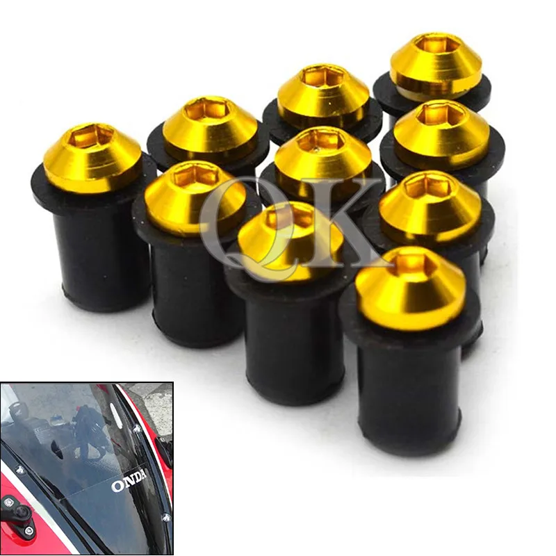 

Motorcycl CNC Windscreen Windshield Bolts Screw Kit For HONDA CBR 125R 150R CBR125R 2004 - 2012 YAMAHA KTM BMW MSX125 Z800 Z750