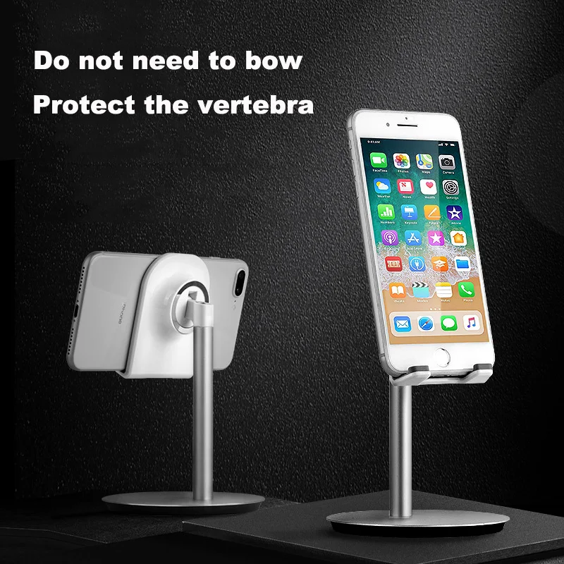  Vmonv Aluminum Alloy Tablet Phone Stand Holder for Iphone X 8 Ipad Air Mini 1 2 3 4 Lounger Bed Des