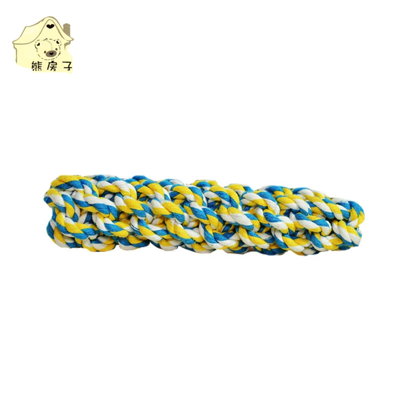 Corn Cob 20cm Dog Chew Toys For Large Dogs Knitting Wool Puppy Braided