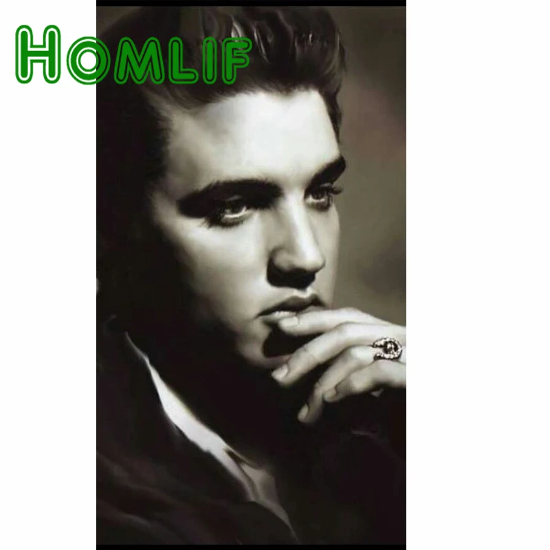 Diamond Embroidery DIY Painting Cross Stitch Kit 5D Needlework Mosaic Home Decoration elvis rock star | Дом и сад