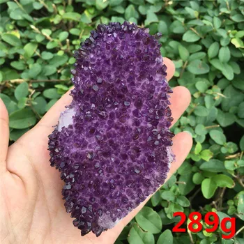 

289g 2018 hot sale natural amethyst beautiful purple quartz geode crystal cluster