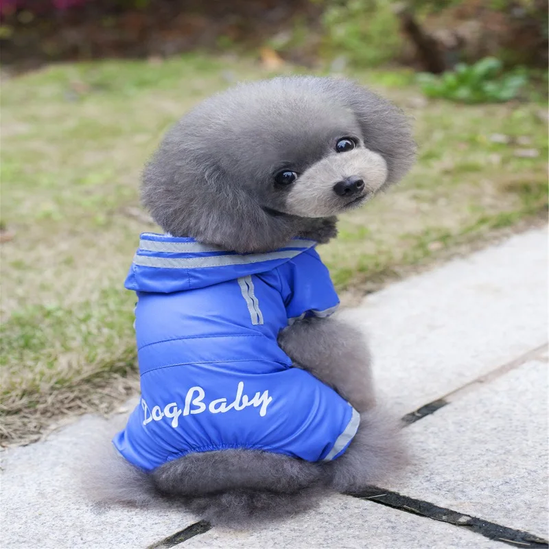 

Waterproof Dog Raincoat Reflective Dogs Rain Jacket Safety Raincoat Dog Waterproof Coat Clothes For Small Medium Large Pet Dogs