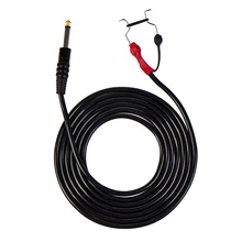 Новейшая модель; 1 шт. Сталь вытяжной канат шнур для татуировочной машинки резиновый силиконовый чехол-бампер с шнур для татуировочной машинки для тату пистолет для татуажа Питание