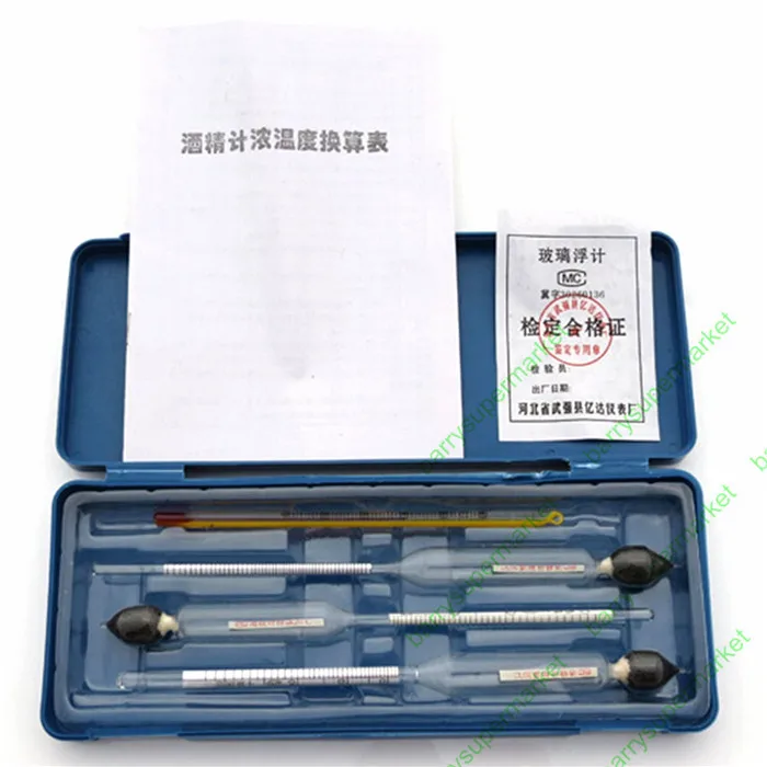 Alcoholmeter wine Alcohol Meter Wine Measuring Instrument  for Vodka Whiskey Alcohol Measurement Wine Hydrometer Tester 3