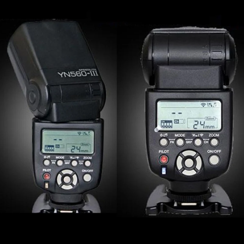 Светодиодная лампа для видеосъемки YONGNUO YN560III YN560 III Беспроводной Вспышка Speedlite Canon