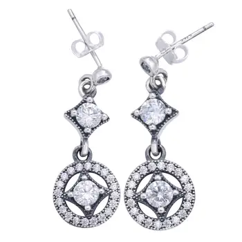 

Ajax 925 Sterling Silver Charm Original High Quality Earrings For Women