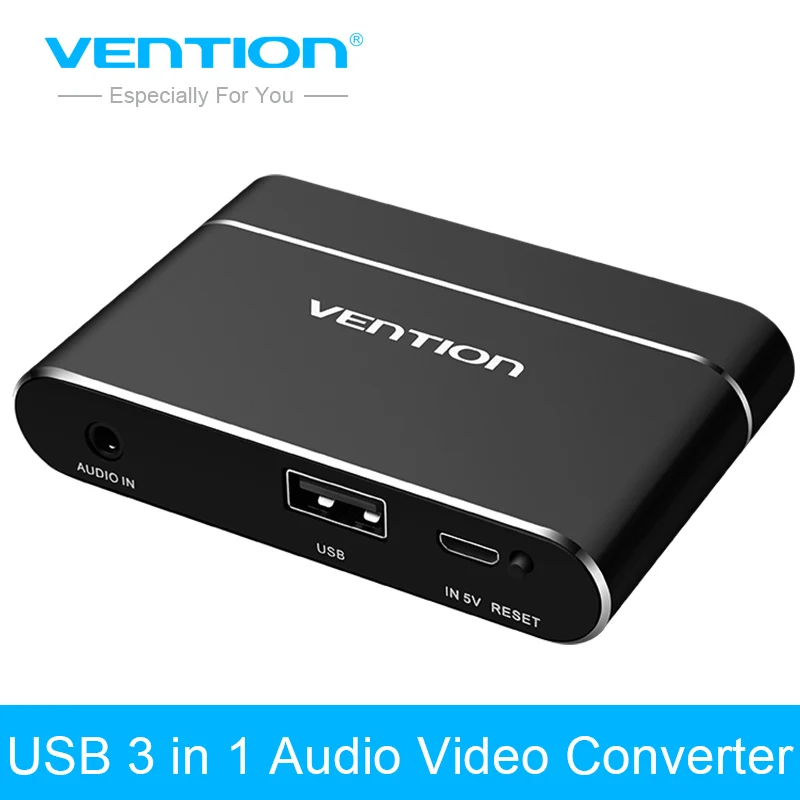 Vention USB аудио адаптер к HDMI VGA видео конвертер Full HD цифровой av-адаптер для iPhone 8 Android