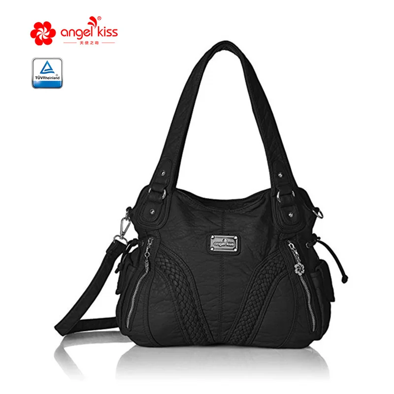 Angelkiss Дамские Сумки из искусственной кожи модные сумки через плечо моющиеся